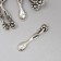 Souvenir wallet metal "spoon-amobilium" 3x0.5 cm