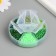 Glass 8/0 (3 mm) in the box "Green" 6 colors x 10 g 8x8x2 cm