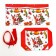New Year. Box a gift New Year's folding "Santa Claus and Christmas tree" 15x15x15 cm.