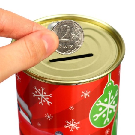 Копилка на Новый год, 9.5х9.5х7.5 см, Тачки-4