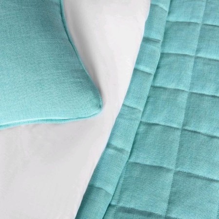 Jerry set: a cover of 160 x 220 cm, pillowcases 40 x 40 cm - 2 pcs, blue-3