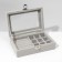 Steam for jewelry "Casket", 5 rows, 9 cells, 15 × 10 × 4.5, color gray color