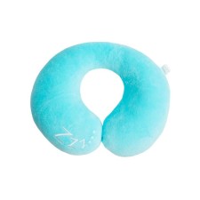 Soft Bagel neck pillow, size 23x28 cm, blue color