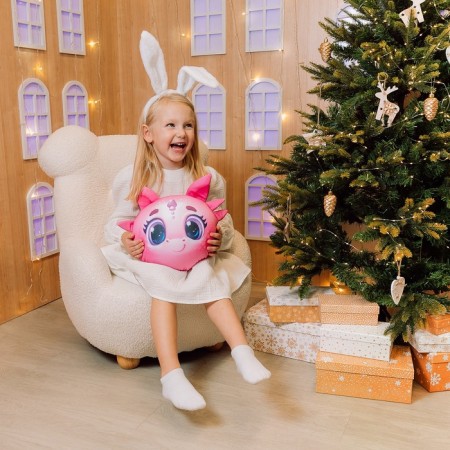 Антистресс-подушка «Дракончик», розовый-6