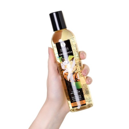 Schunga Organica exciting massage oil, with almond aroma, 250 ml-3