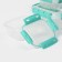 A set of food airtight containers, 3 pcs: 380 ml, 0.8 l, 1.5 liters