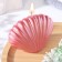 Figure candle "shell", 4x9x6.5 cm, pink mother of pearl