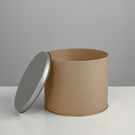Tube 120x100 mm (80 mm inner height), dense cardboard, metal cover-1