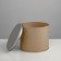 Tube 120x100 mm (80 mm inner height), dense cardboard, metal cover