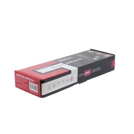 Доводчик дверной БУЛАТ PROFI ДД 802/3 А-S, 40-90 кг, морозостойкий, серебро-1