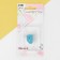 Pelsh, 2.1 × 1.8 cm, size S, blue/white color
