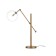 ST LUCE bedside lamp. SL1205.304.01. Sandro. 1x5 watts, G9, 4000k, 20.5x40x75 cm, brass color