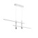 Lamp with DDD "Montana" LED 30W 3000-6000K white-gold 91x7x21 cm