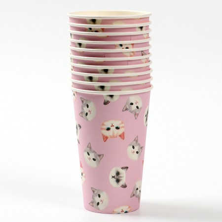 A one -time paper glass for muzzle coffee, 400 ml-2