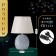 Table lamp with lampshade Risalux "Sortino", E14, 40 W, 22.5 × 22.5 × 32 cm
