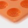 Silicone form for baking "Flowers. Chrysanthemum ", 29 × 17 × 2 cm, 15 cells, orange color