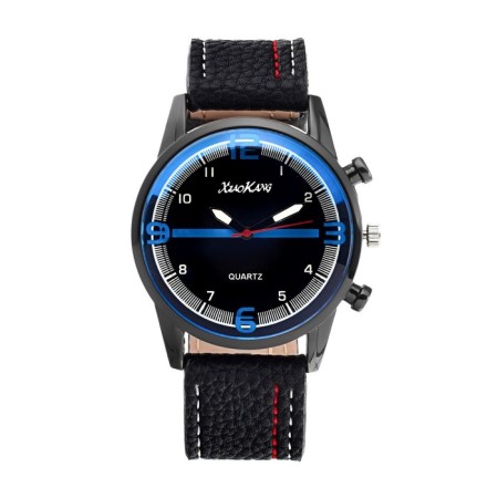Men's wristwaters "Bastland", eco-leather strap, D-5 cm