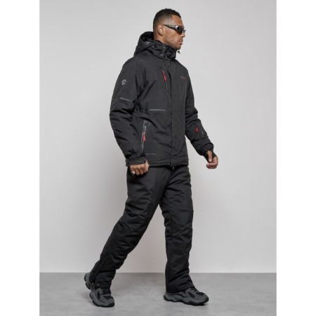 Male winter ski costume, size 48, black color-2