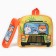 Baby plush backpack with the Penal "Beasts on the bus", 24*24 cm, pink color
