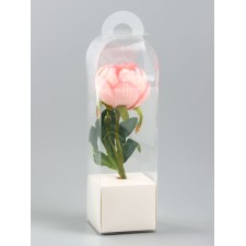 Box for mini bouquets 28 x 8 x 8 cm, white