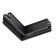 Connector (L-shaped) shino, black color