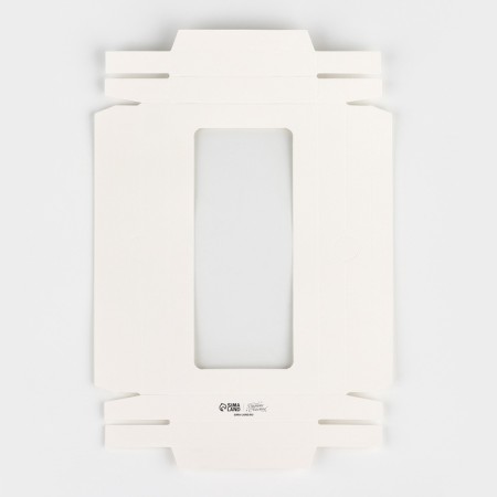 Box for chocolate "White", with a window, 16.4 x 8.4 x 1.7 cm-3