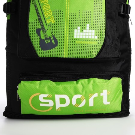 A thyroid backpack with an increase in 55l, 5 external pockets, green color-5