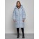 Coat insulated winter female, size 48, blue color