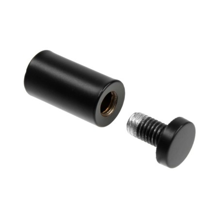 Remote holder for signs, 19x40 mm, black color, set 6 pcs.-4