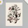 Tattoo on the body color "Lady Sakura" 26.1x14.6 cm