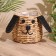 Wicker basket "Dog" 22.5x22.5x19 cm