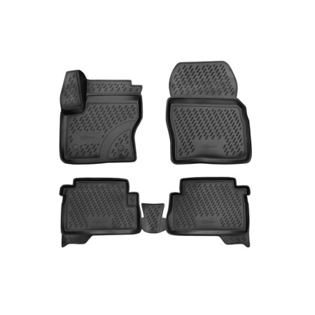 3D mats in the Ford Kuga salon (II, IIR) 2013-2016, 2017-2019, 4 pcs.