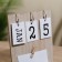 Souvenir Eternal calendar with clothespin, wood, 6.5x15x20 cm