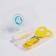 Child care set, 4 subjects, yellow color