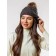 Female ISee hat, size 52-56, chocolate color
