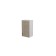 Cabinet hinged lira 400x300x720 with 1 door white/quadro shimo light
