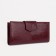 Women's wallet on a magnet, burgundy color