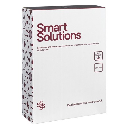 Smart Solutions Mio, 19.5x37 cm, black/chrome color-3