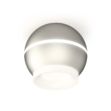Lumber of the overhead Ambrella Light, XS1103030, MR16 GU5.3 LED 3W, 4200K, silver color sand, white matte