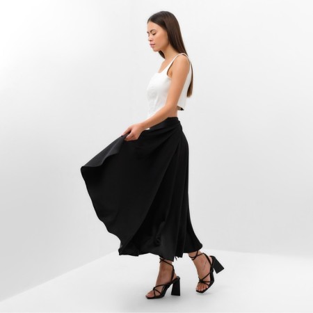 Юбка женская на запах MIST Classic Collection, р. S-M, черный-4