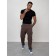 Cargo jeans men, size 48, brown color