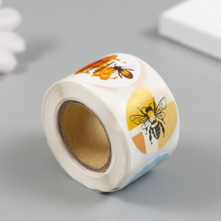 Stick Paper "Bear and honey" d = 2.5 cm 252 pcs in the roll-1