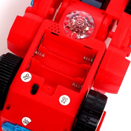 Dio-Wonk robot, light and sound effects, transforms, mixtures-8