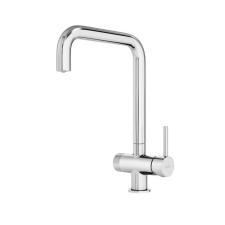Santek and Tesio kitchen mixer with a filter connection, chrome