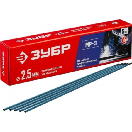 Electrodes welding bison MP-3 40015-2.5, with routine coating, d = 2.5 x 350 mm, 5 kg