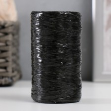 Gingerbread for manual knitting 100% polypropylene 200m/50g. (11-black)