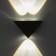 Feub lamp 3xLED 3W 4000K IP66 Black 13.2x4x7.8 cm