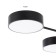 Almo chandelier 6XLED 144W 3000-6000K Black 80x58x21 cm Bayerlux