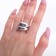The ring "minimal" double, the color is silver, dimensionless