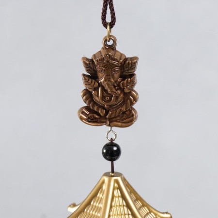 Wind Music Metal "Ganesha" 6 bells for bronze 42 cm-1